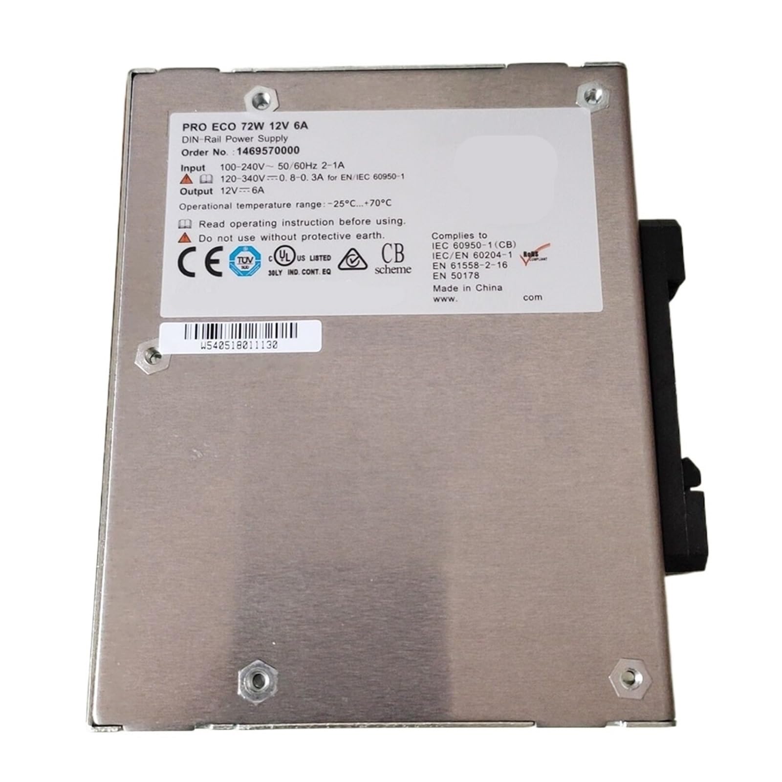 YMUGUEGH 1469570000 Switching Power Supply PRO-ECO-72W 12V 6A