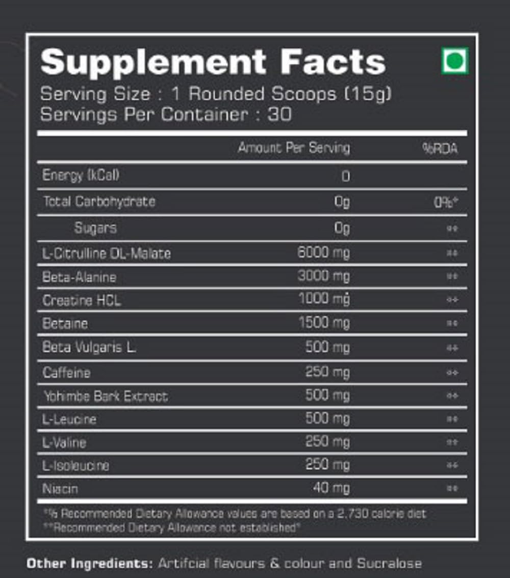 Nutrition Planet NO Storm Pre Workout (300g - Cotton Candy, 20 Servings) 2