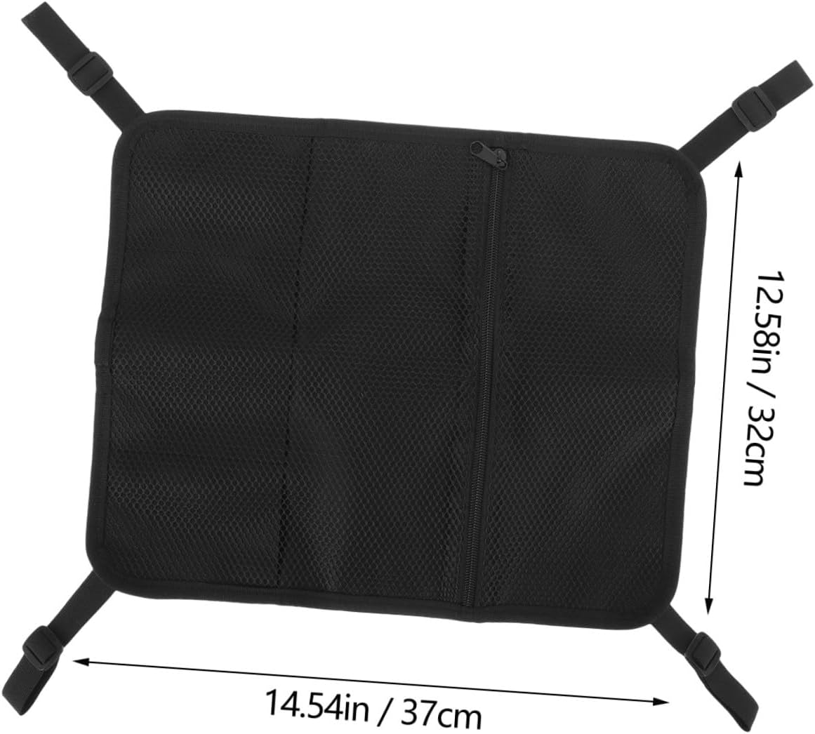PRETYZOOM Mesh Paddleboard Bag with Buckle Deck Pouch Kayak Mesh Sundries Storage Bag for Sup and Surfboard for Water Sports and Outdoor Activities