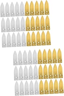 SOLUSTRE 60 Pcs Copper Zinc Electrode Strip Zinc and Copper Plating Kit for Electroplating Copper and Zinc Electrodes Sodium Sulfate Abrazaderas De Metal Experiment Supplies Crafts Battery