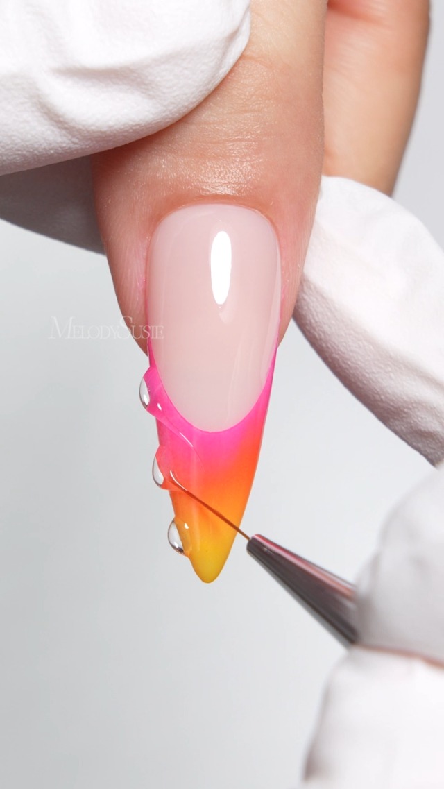 Image of MelodySusie 3D Nail Gel for Sculpting, Clear Nail Art Glue for Drawing, Charms, Rhinestones Chrome Powder No Wipe UV /LED Light Cured Sculpting Gel for 3D Nail Art Designs Salon DIY Use 2PCS