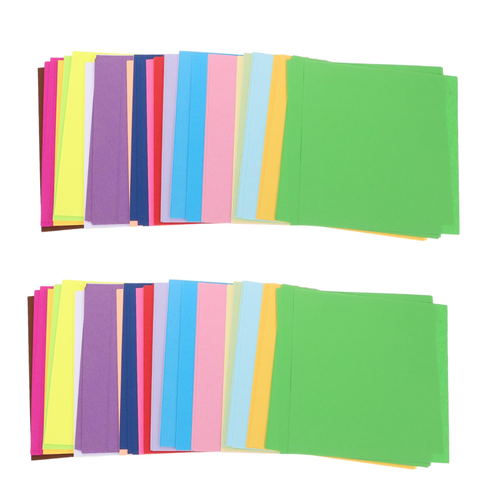 Papel de Origami de Colores Mixtos para Niños, 600 Hojas Cuadradas