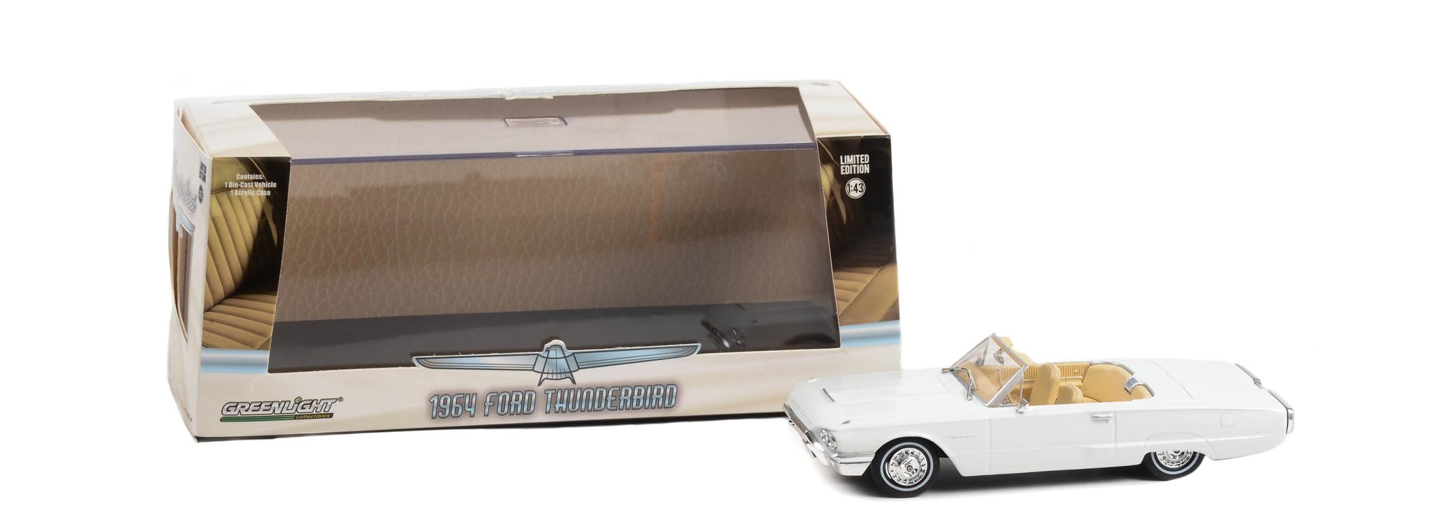 Amazon.com: Greenlight 1:43 1964 Thunderbird Convertible