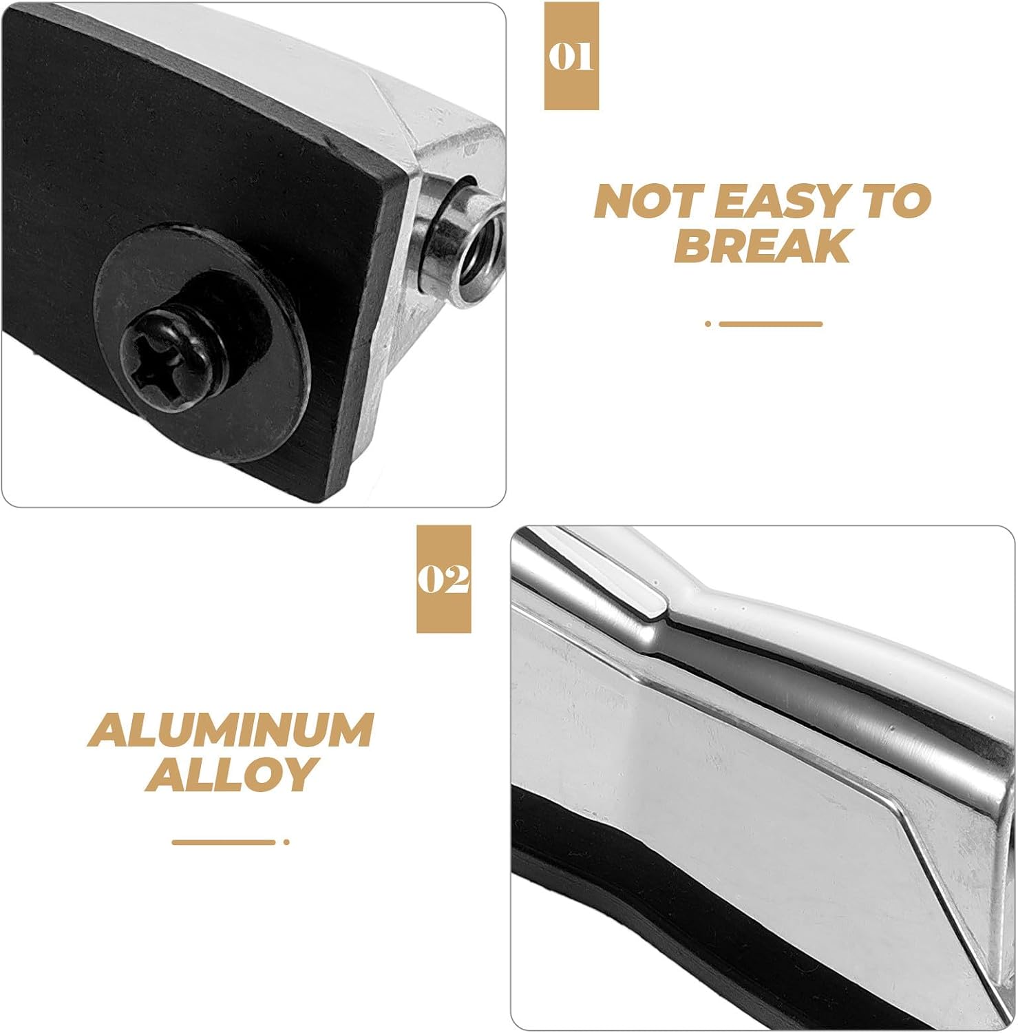 Metal Drum Lug Double End Mount Replacement Aluminum Alloy Snare Drum Connector Accessory for Marching