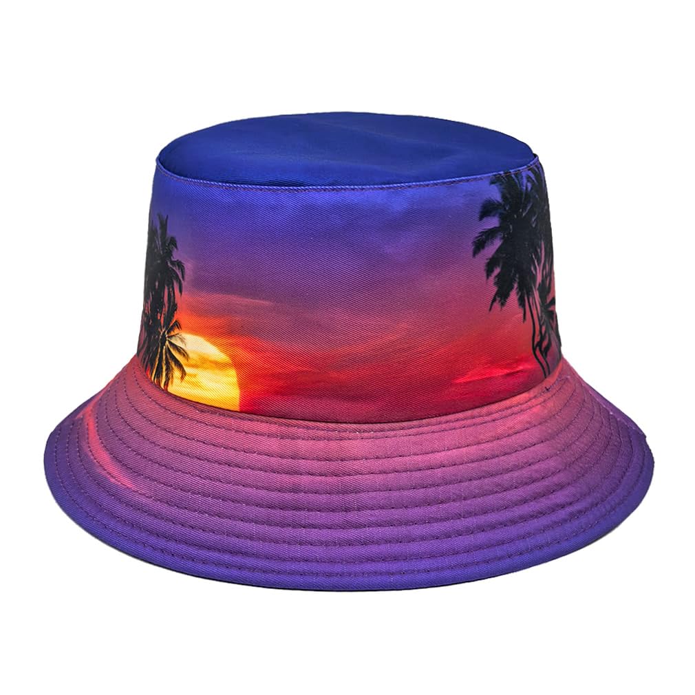 Bucket Hat for Women Men,Travel Sun Beach Cap,Unisex Fishing Outdoor Boonie