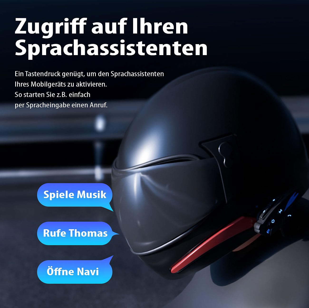 NavGear 2er-Set Motorrad-Kommunikations-Systeme für bis zu 8 Personen