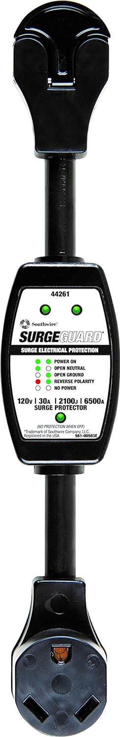 Southwire Surge Guard 44261 Entry Level 30 Amp Portable RV Surge Protector