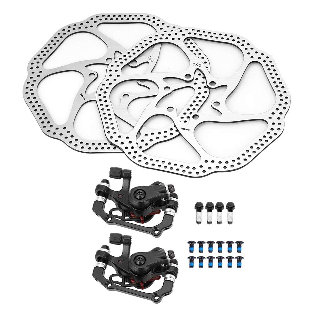 DONGKER Mechanische Scheibenbremse Für MTB – Aluminiumlegierung, Doppelkolben, Vorne/hinten