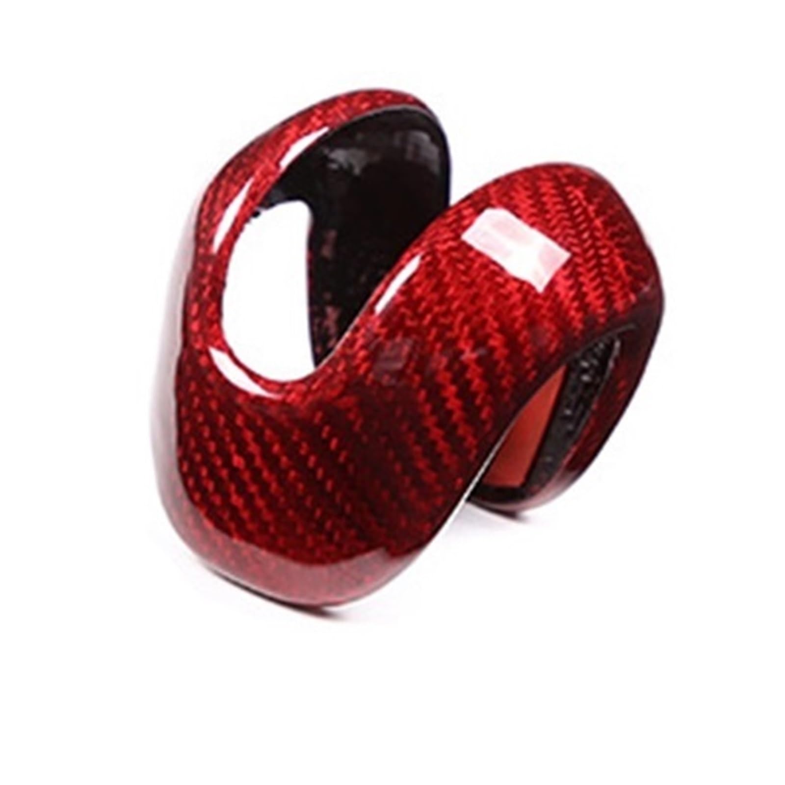 QBKGMEWCA Gear Shift Knob Interior Upgrade Cover Compatible for Porsche Macan 2022-23 Genuine Carbon Fiber(Type3)