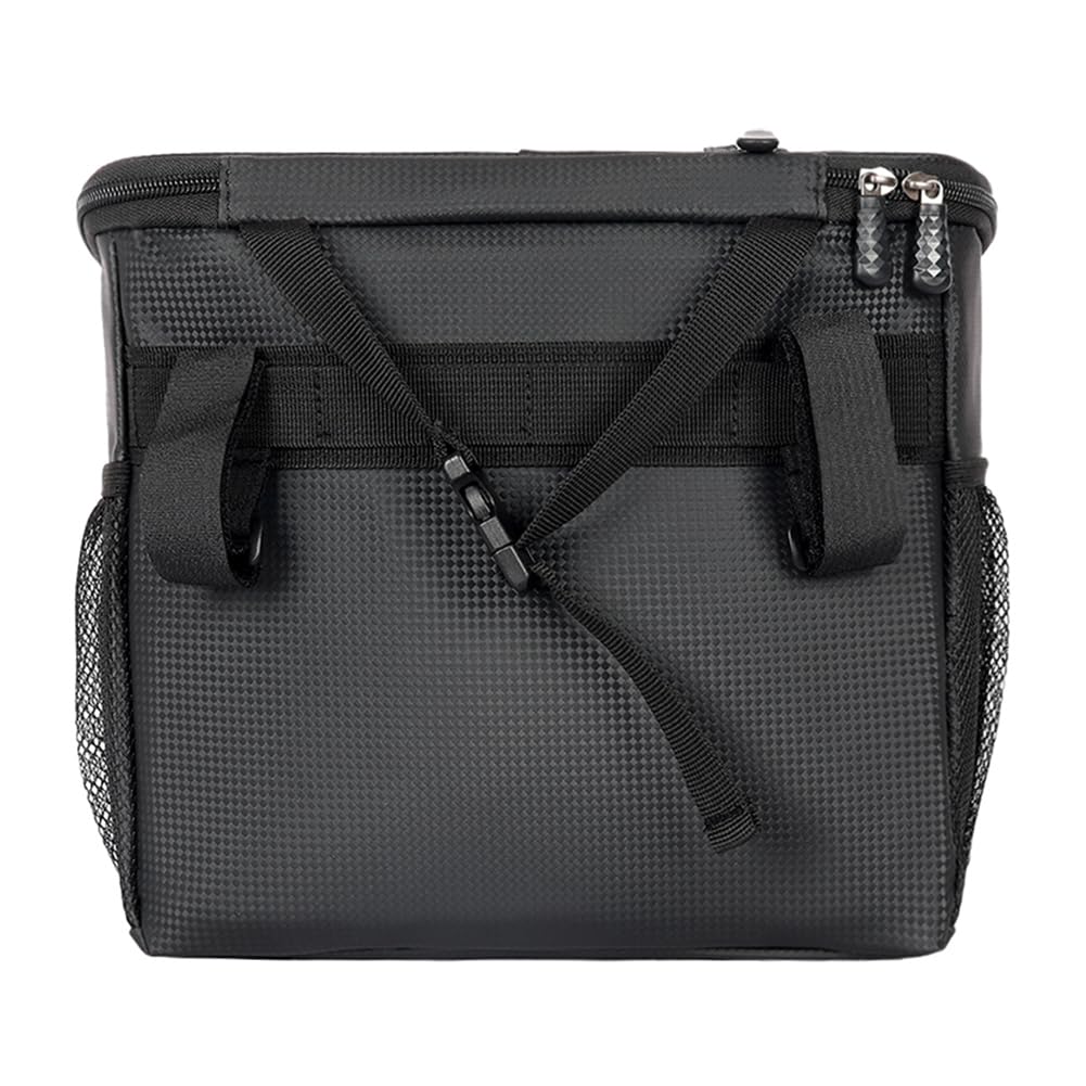 Borsa anteriore da 8L per bicicletta, grande capacità, touch screen, impermeabile, con striscia riflettente, per mountain bike, bici da strada
