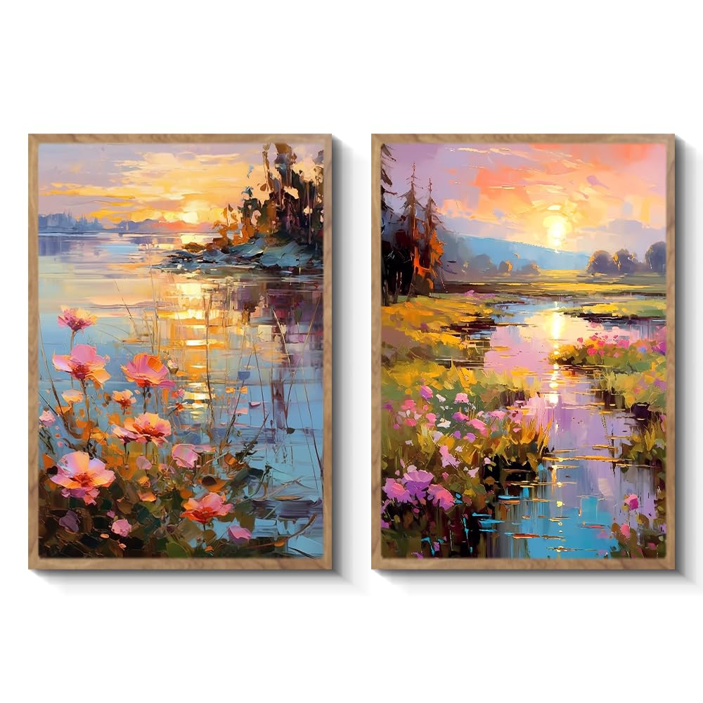 ポートレート油絵風のデジタルアートパネル 水晶パネル アートパネル 60×80cm ポップアート 黒フレーム付き