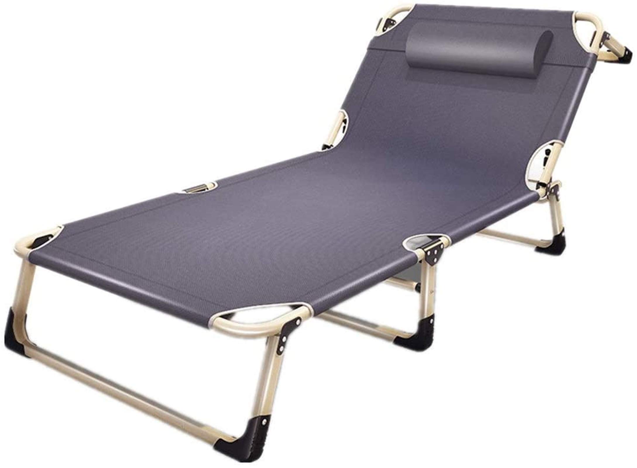 Chaise longue inclinable pliante pour soulager le dos au jardin
