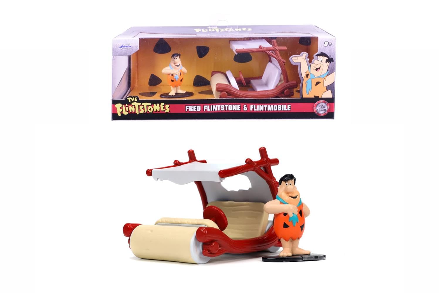 Jada 253253002 The Flintstones Metal car, multicoloured, 1:32