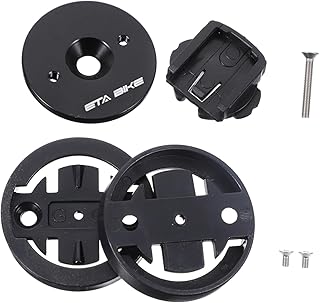 INOOMP 1 Set Bike Computer Seat Bicicleta Estatica Para Ejercicios PC Stand Mountain Bike Stand Computer Dock Exercise Bike Aluminum Alloy Black Bike Stopwatch Base Bike Handlebar Bracket