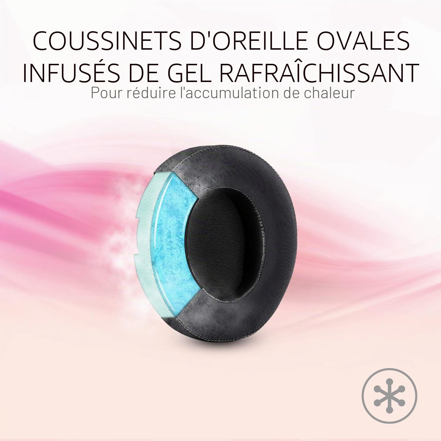 Razer Kraken - Casque Gaming Filaire Multiplateforme (Haut-parleurs de 50 mm, Microphone Rétractable Unidirectionnel, Câble de 3.5mm avec Commandes) Rose Quartz