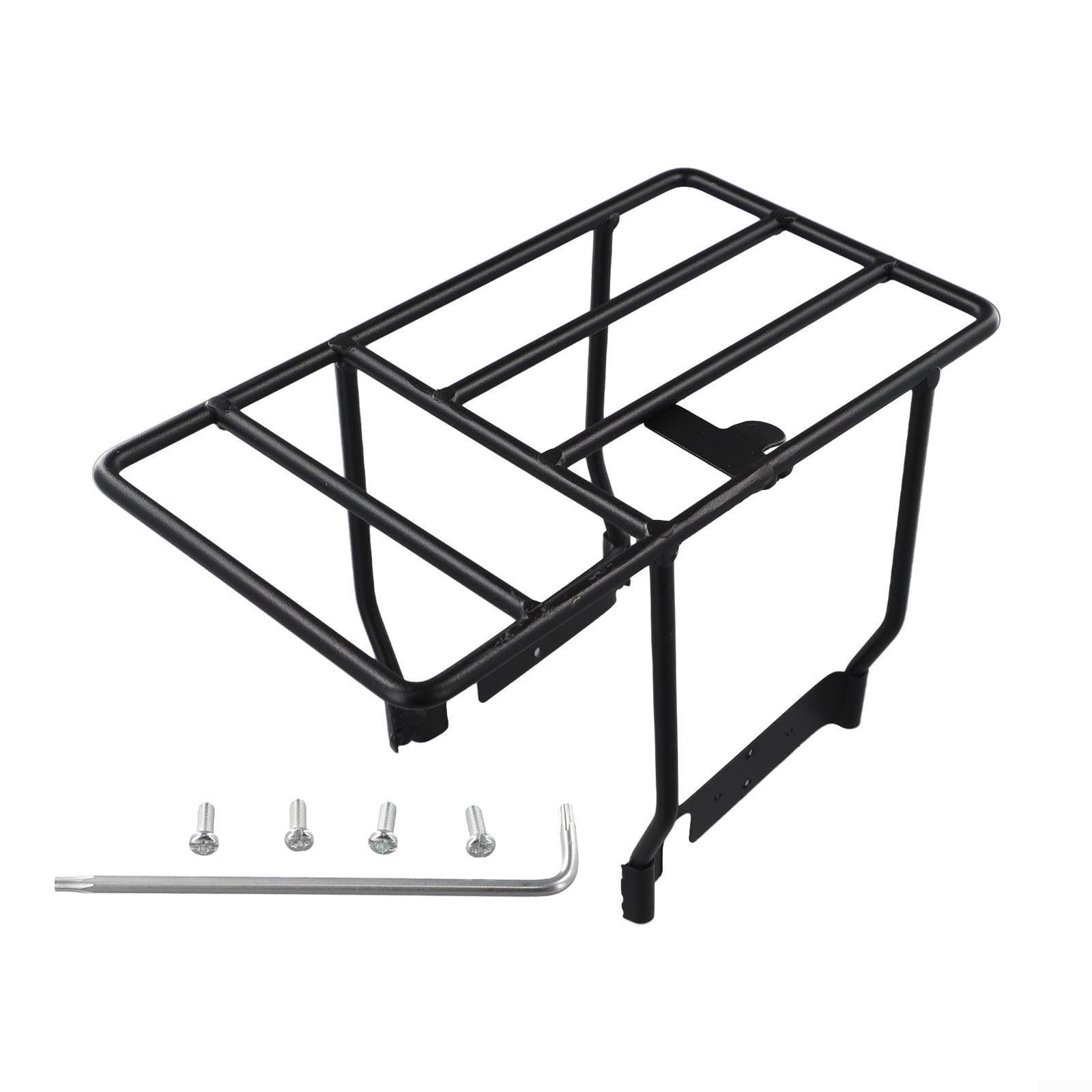 Soporte trasero para patinete eléctrico de acero robusto y antivibración