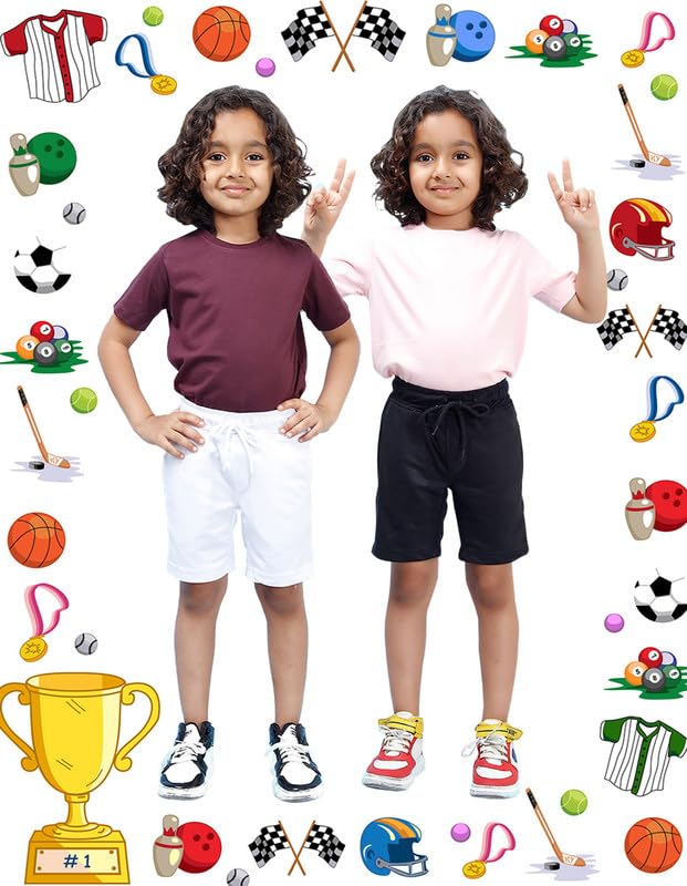 Image of Nusyl Solid & Printed Cotton Blend Shorts for Boys | Comfortable Casual Shorts | Soft Breathable Fabric with Elastic Waistband | Relaxed Fit | 2-16 Years | Multiple Colors