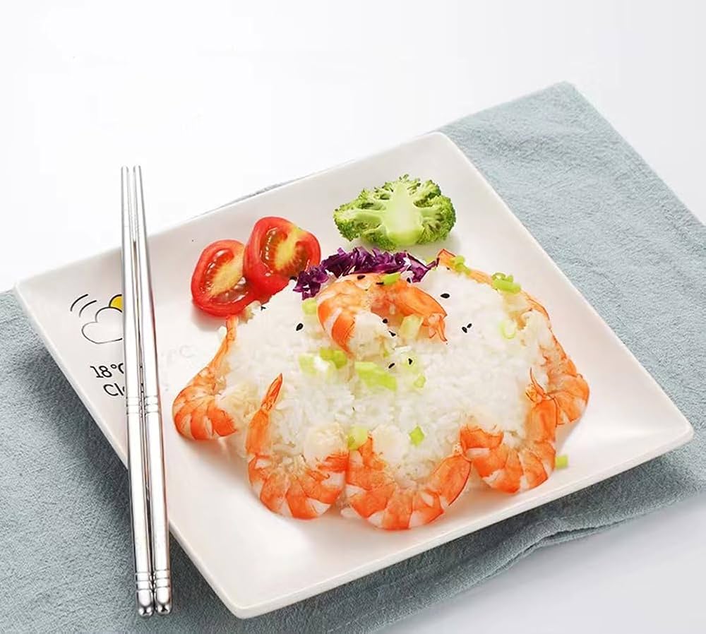 Amazon | KXLCGYK 箸 5膳セット 韓国 金属 箸セット 18-8