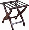 Luggage Rack - Suitcase Stand, Double Layer Luggage Rack, Solid Wood Hotel Suite Suitcase Rack, Folding Shoe Rack with Nylon Straps, Luggage Storage Rack for Home