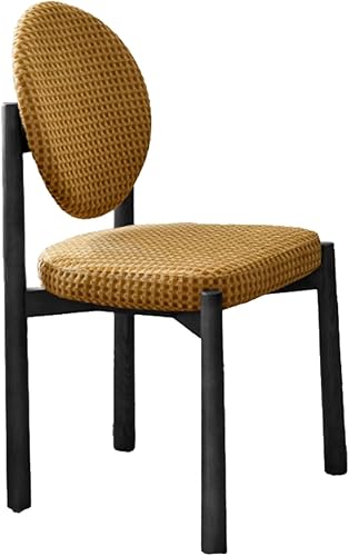 Miniatura 22 de Juego de sillas de comedor de 1/2/4, sillas de comedor de madera, sillas de comedor tapizadas retro, con cojín de tela/felpa, silla de cocina para