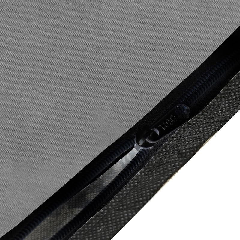 Image of Polyester Top Load Washing Machine Cover Suitable For Samsung, Lg, Godrej, Whirlpool 6.5Kg, 7Kg, 7.5Kg, 8Kg, 9Kg, 10Kg, 11Kg, Waterproof Cover, Solid Grey.