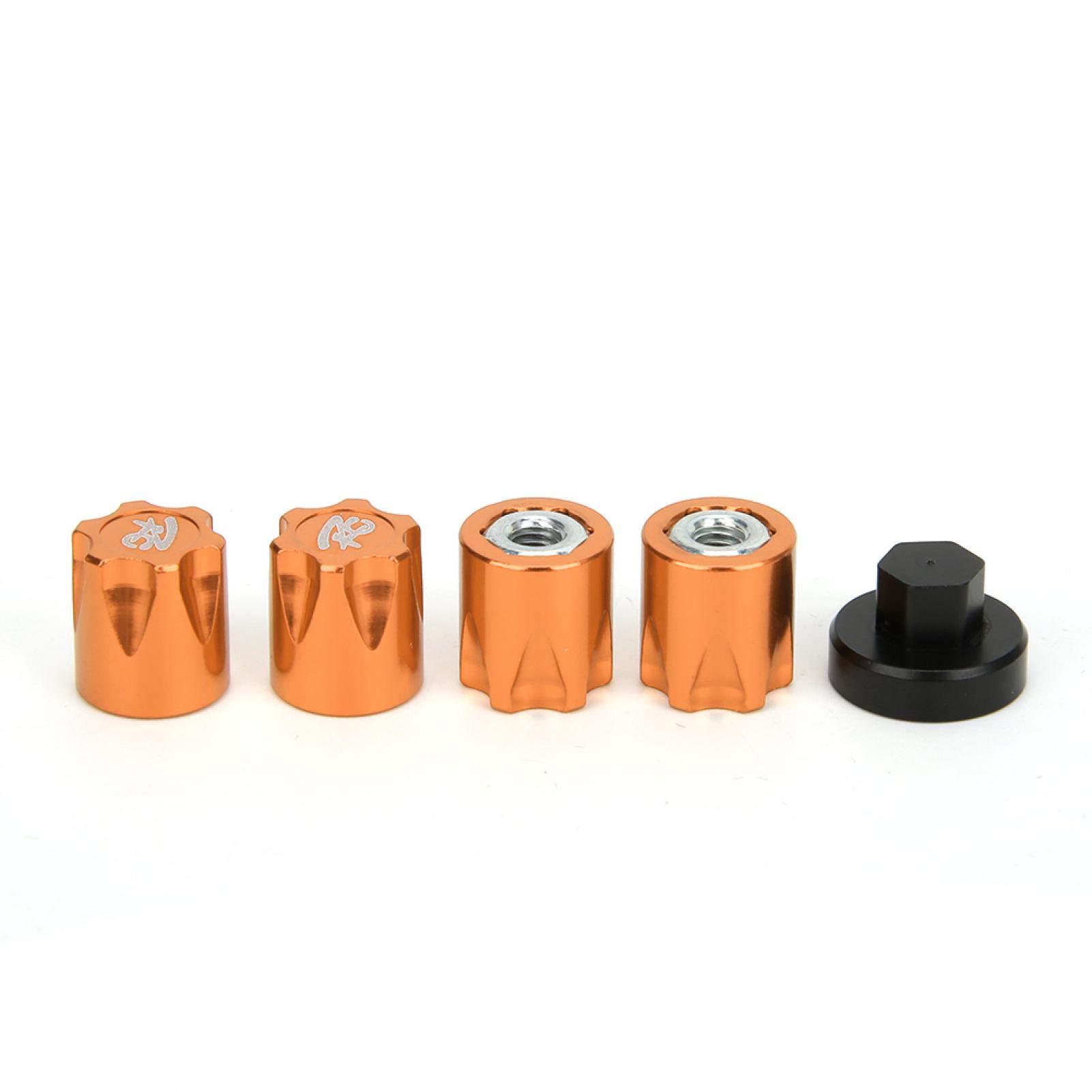 Capuchon Central De Jante Pour RC – Écrou M4 En Aluminium Anodisé – 4 Pièces – Pour Traxxas TRX4 Axial SCX10 D90 Tamiya – Bleu