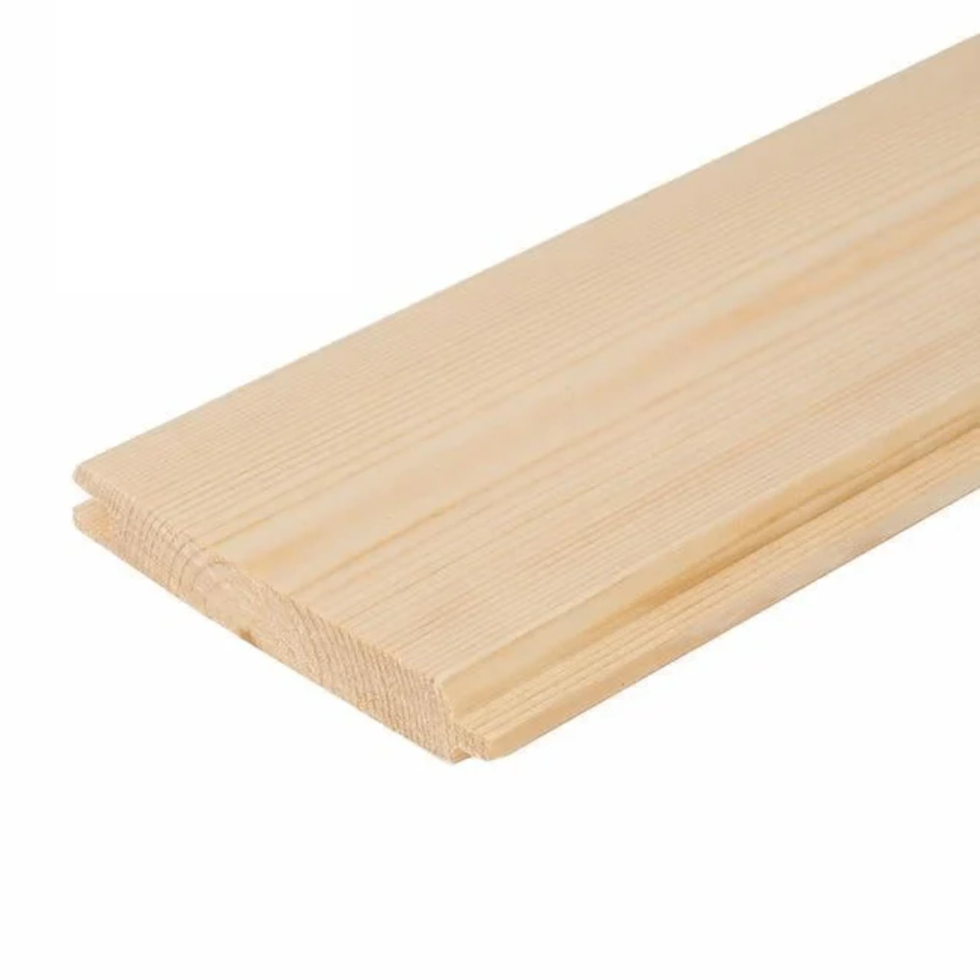 6" Tongue & Groove Easy Click Wood Floor Board Ceiling Wall Panels 22x150mm - 1 Meter x 2 - Total 2 Meters