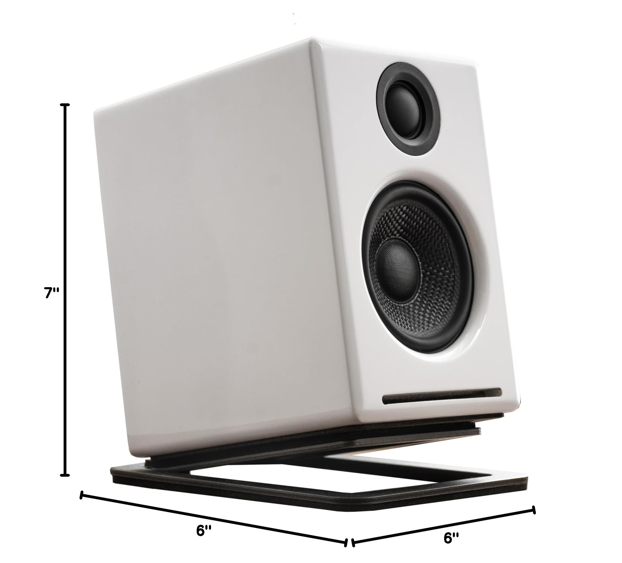 Audioengine A2+ Desktop 24 Bit Wireless Bluetooth Desktop Speakers - 60W Computer Speakers for Music and Gaming