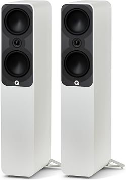 Q Acoustics 5050 Floorstanding Speakers Satin White Pair