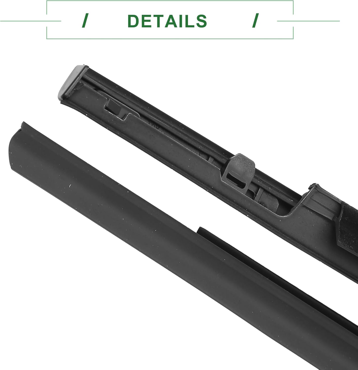 Motoforti Weatherstrip Window Seal, Window Trim Seal Belt, for Honda Accord 2018-2020, PVC, Front Right, No.72410TVAA01, Black, 1pc