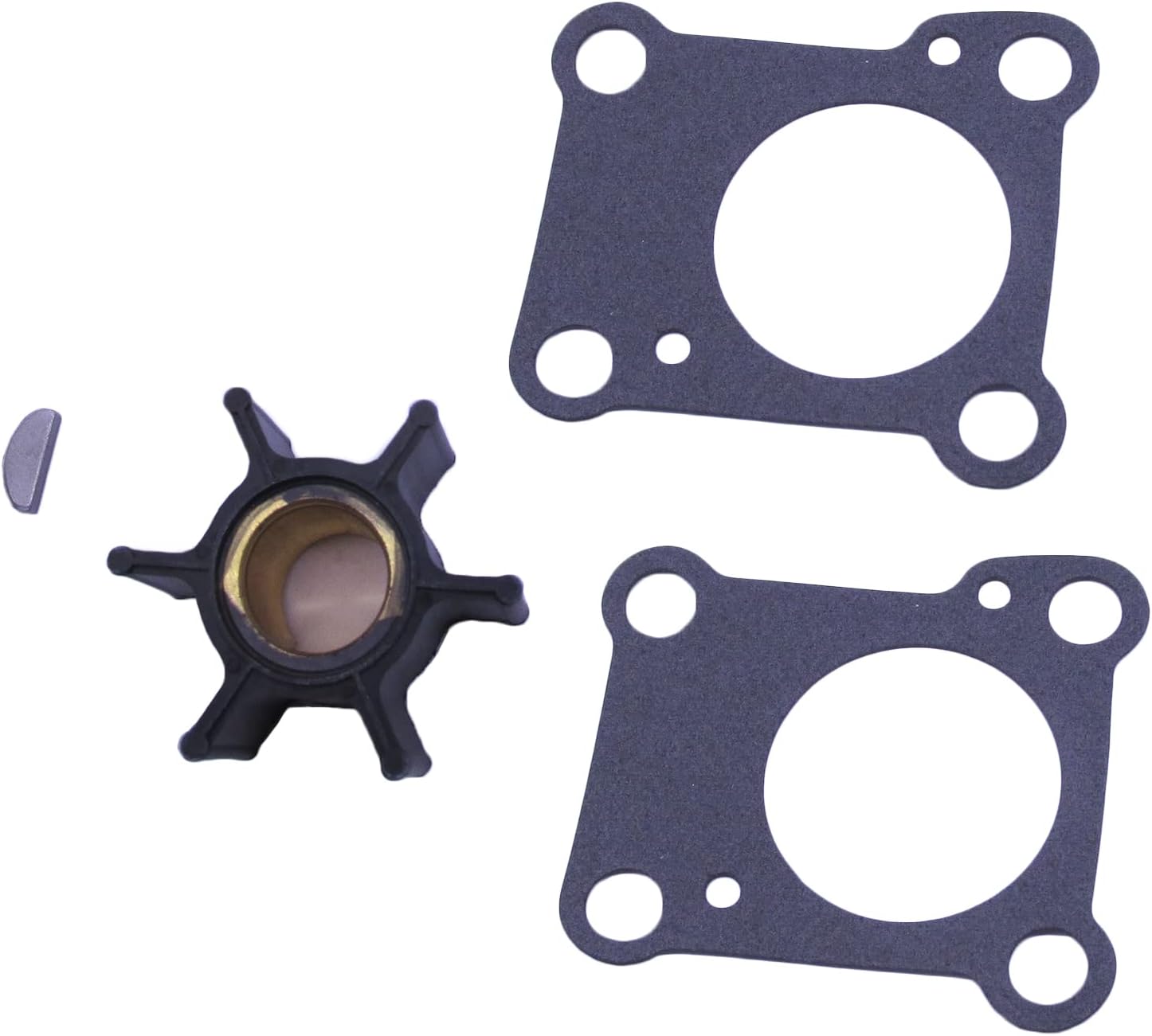 Boat Engine 06192-ZV4-000 06192-ZV4-A00 Water Pump Impeller Repair Kit for Honda Outboard Motor 9.9HP 15HP BF9.9 BF15 4-Stroke, fit Sierra 18-3280