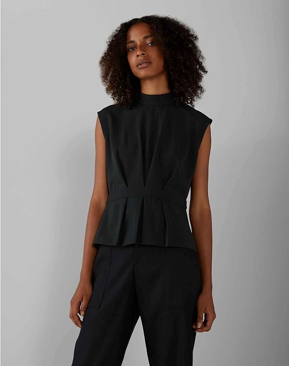 Club Monaco Women's Pleated Waist Top