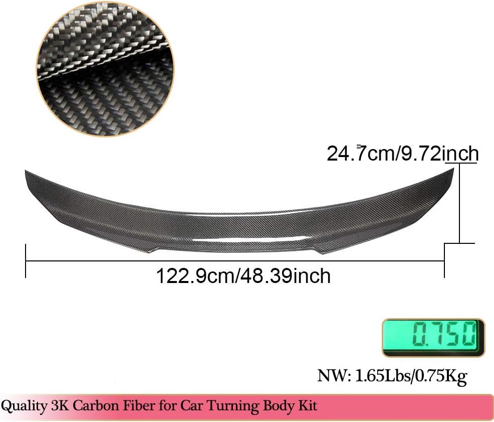 Rear Trunk Spoiler fits for Audi A5 B9 Base/Sline S5 Coupe 2017-2020 Factory Outlet Carbon Fiber Rear Boot Lid Highkick Tail Wing lip
