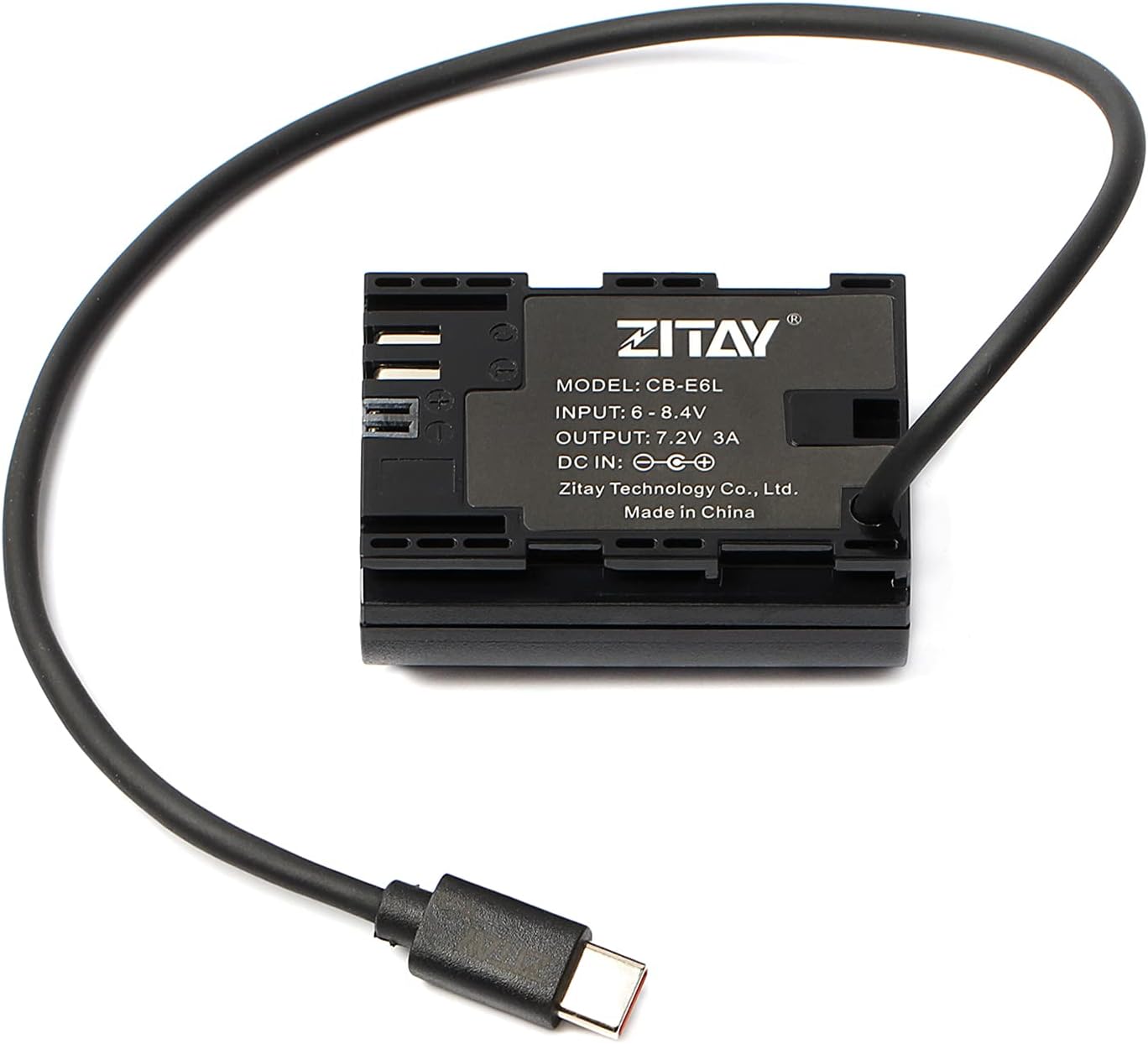 RS2 RS3 Pro to LP-E6 Dummy Battery Compatible with Canon EOS 80D, 90D, 5DS, 7D Mark II, Canon 5D Mark(Doesn't Work Through Power Bank)