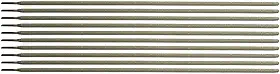Eletrodos de hastes de soldagem E6013 de aço inoxidável para aço suave, 3,2 mm x 300 mm, 10 peças, adequado para iniciantes e profissionais, baixo respingo, fácil ignição (2,5 mm x 300 mm)