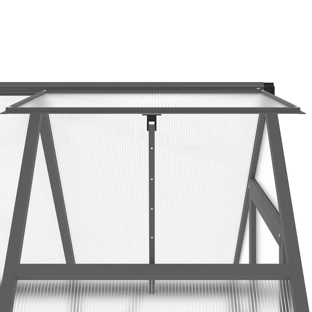 vidaXL Telaio Serra con Base Antracite 169x114x202 cm in Alluminio