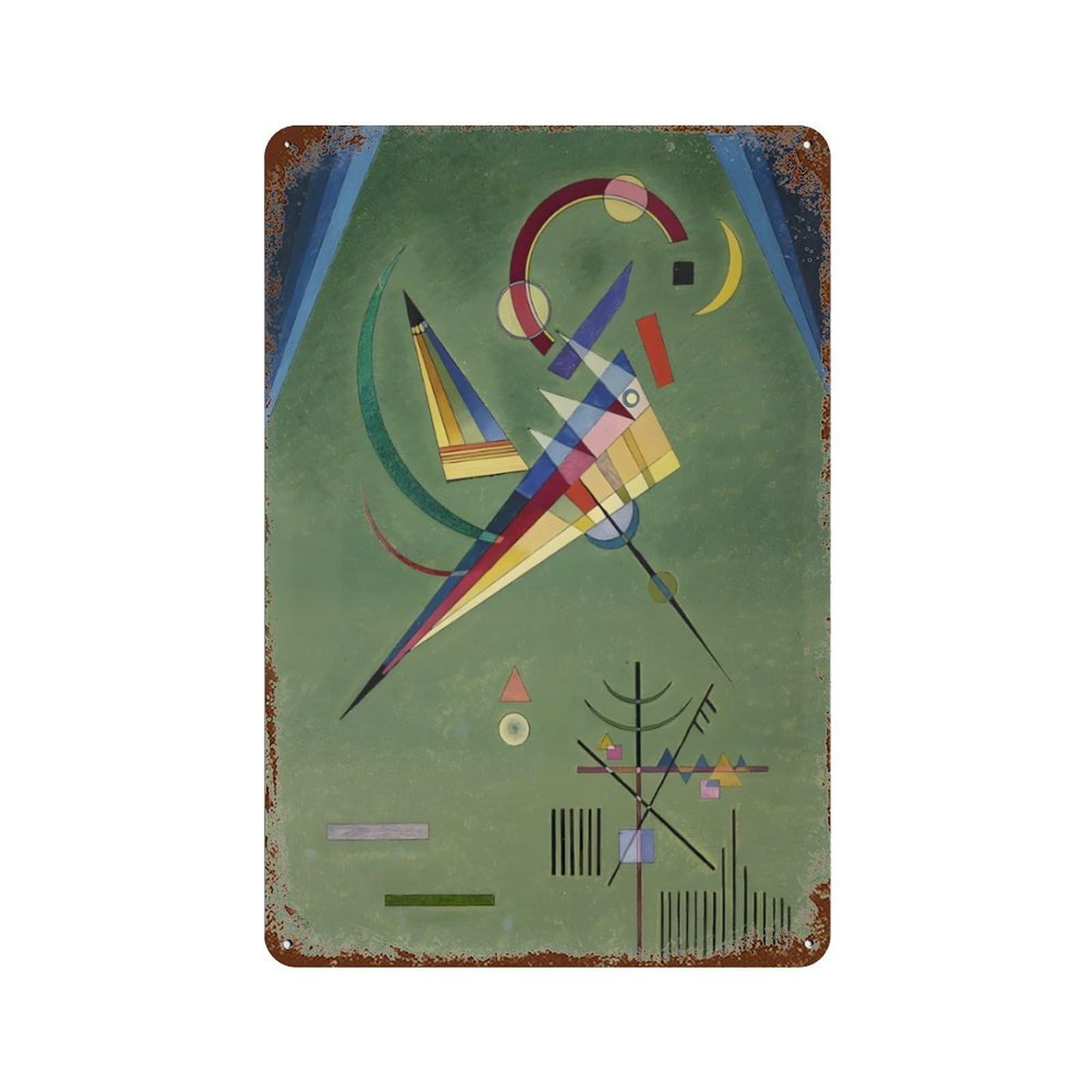 xiaoxiaoshen Wassily Kandinsky (24) Wall Decor Art Metal Tin Poster Modern Home Decor Art Home Bar Shop Decorations Vintage Sign 30x20cm