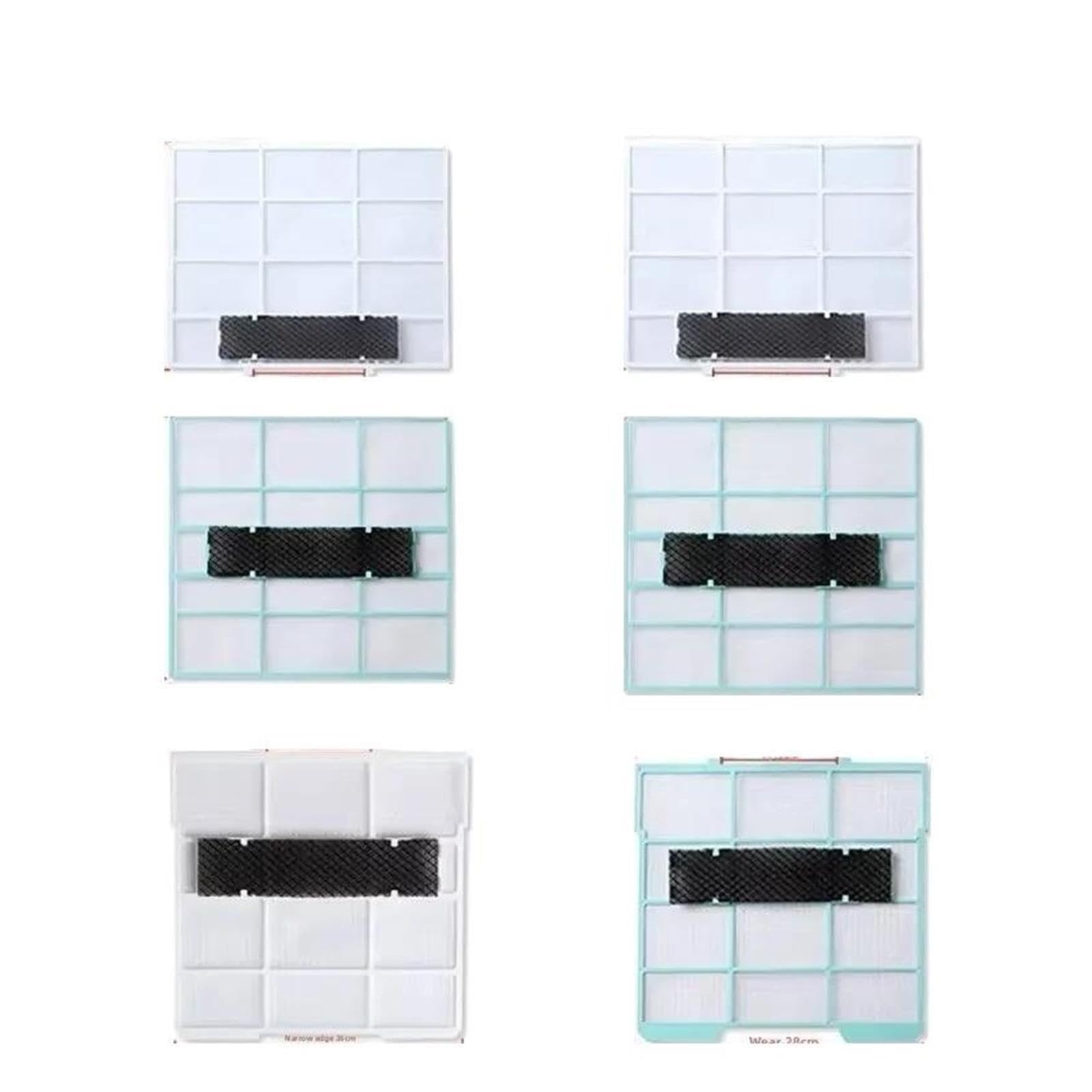 Filtre Climatisation,Compatible avec Midea 2 Pièces