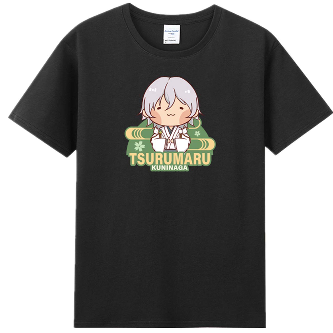 アニメ ミュージカル 刀剣乱舞 Tシャツ メンズ レディース 半袖 綿 黒 夏 丸襟 ゆったり おしゃれ ブラック