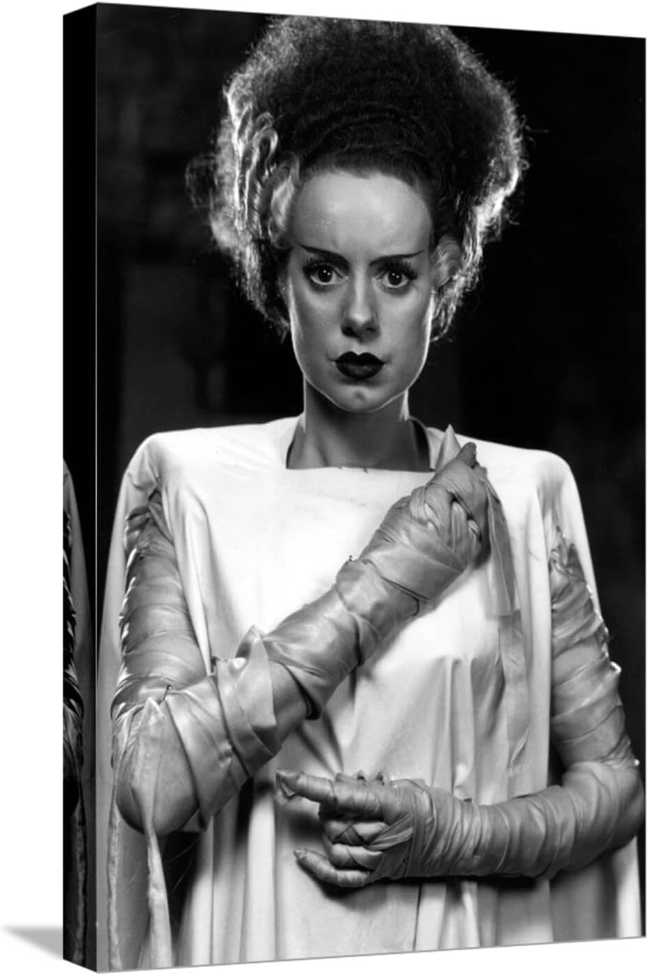 ART.COM Stretched Canvas Print Bride of Frankenstein, Elsa Lanchester, 1935, 12" x 18"
