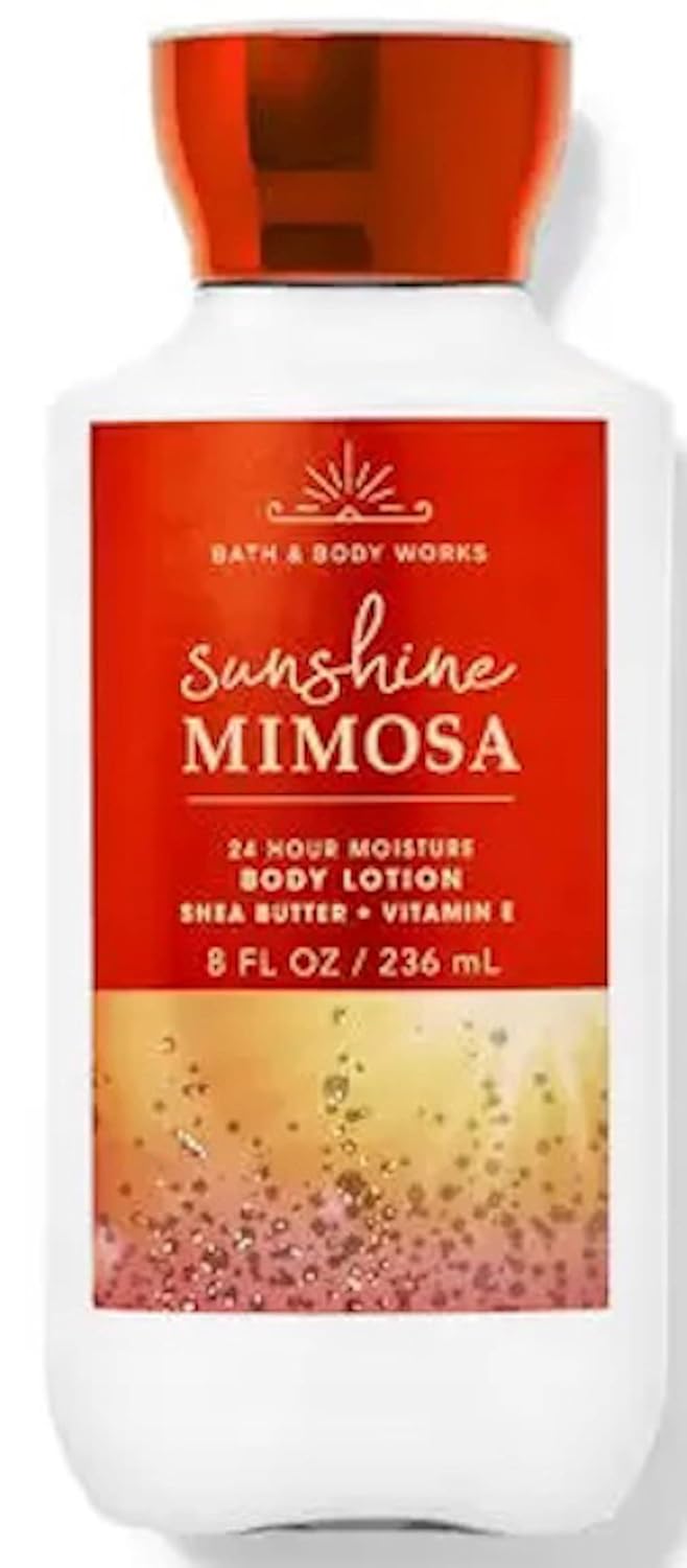 Bath & Body Works Bath and Body Works Sunshine Mimosa Super Smooth Lotion Sets Gift For Women 8 Oz (Sunshine Mimosa) 4 Fl Oz (Pack of 2)