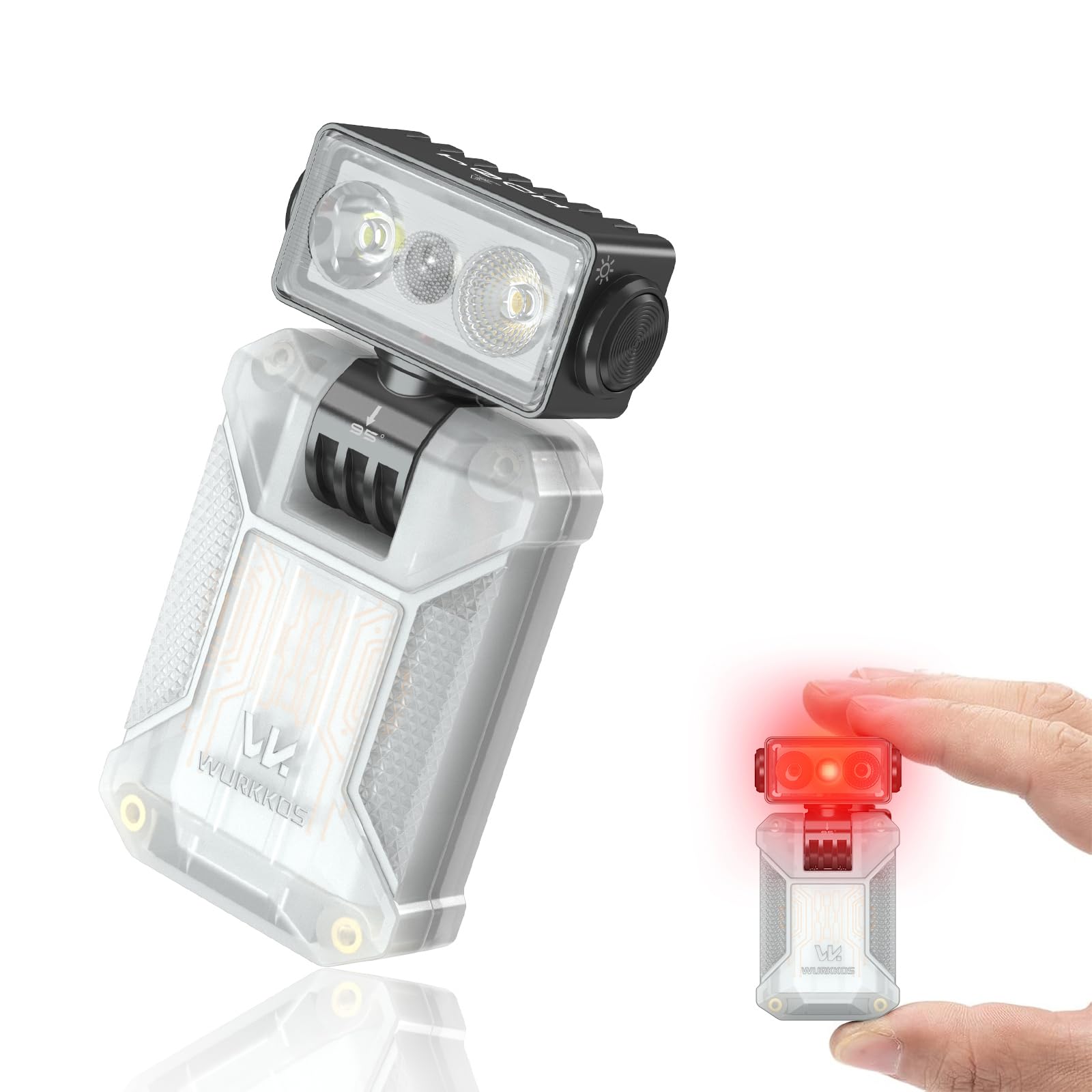 Wurkkos HD04 Mini EDC Flashlight, 750 Lumens Rechargeable LED