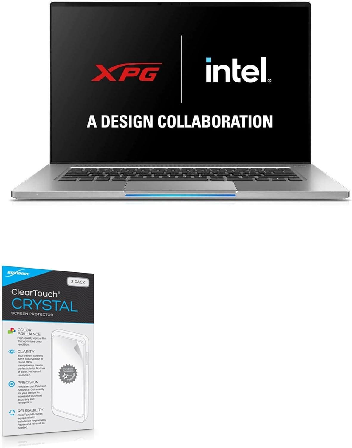 BoxWave Screen Protector Compatible with XPG Xenia Xe Lifestyle ULTRABOOK - ClearTouch Crystal (2-Pack), HD Film Skin - Shields from Scratches