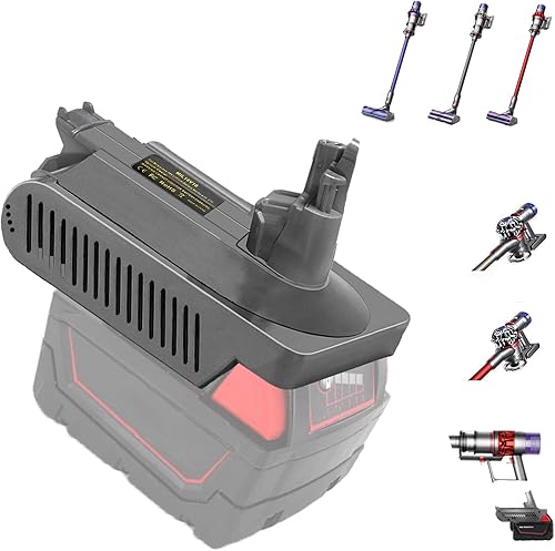 URUN Nueva versión actualizada batería V10 para Milwaukee M18 de 18 V compatible con aspiradora SV12 Dyson Reemplazo de batería para aspiradora