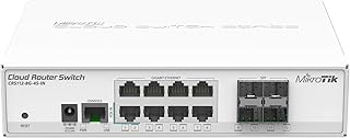 Mikrotik CRS112-8G-4S-IN L3 Gigabit Ethernet (10/100/1000) Power Over Ethernet (PoE) White Network