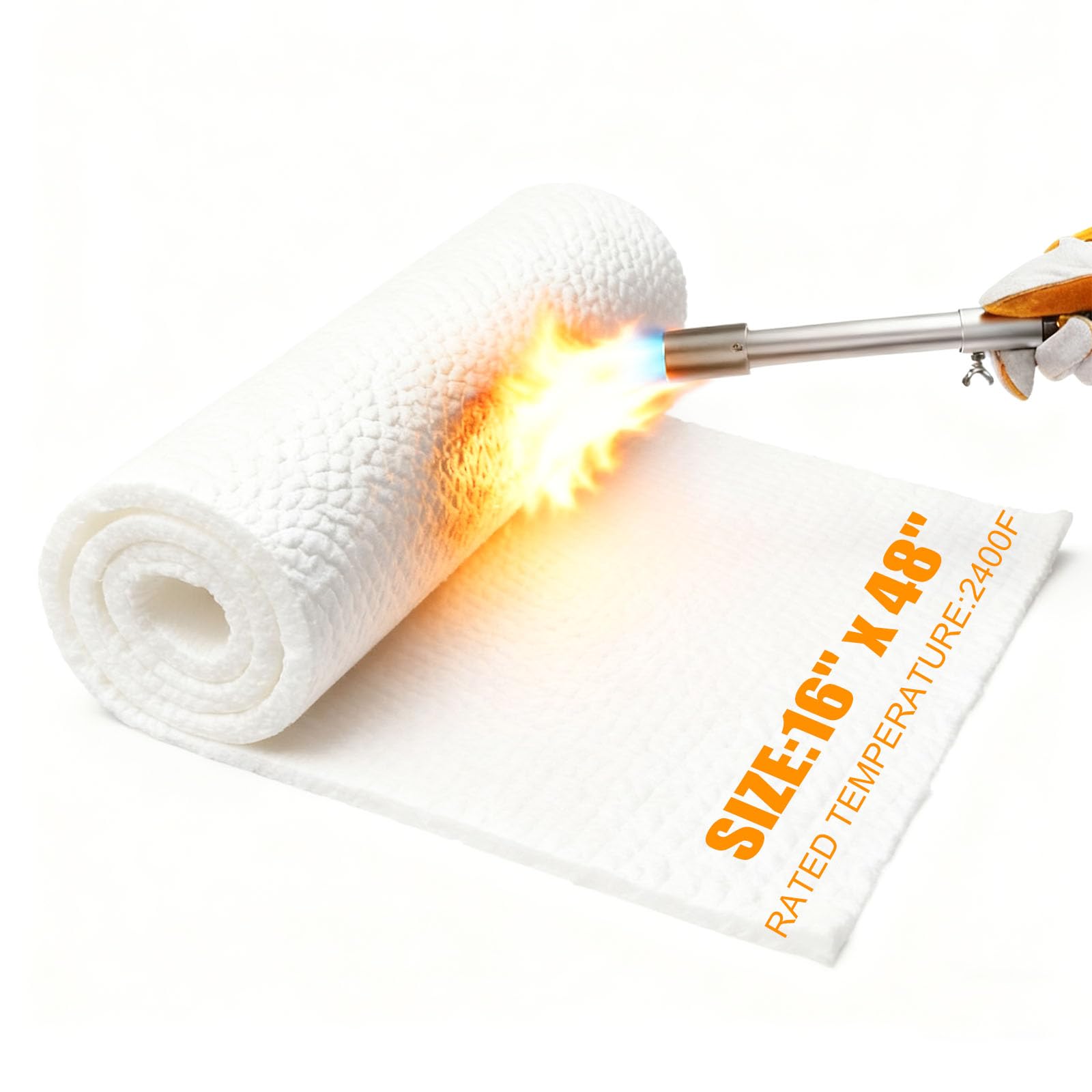 Amazon.com: BACLAUGH Kaowool Ceramic Fiber Insulation Blanket 1/4