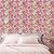 WENMER Floral Peel and Stick Wallpaper 17.7" x 118" - Peach Pink Flower Decorative Watercolor Removable for Dresser Cabinet Shelf Liner Bedroom Bathroom Accent Walls