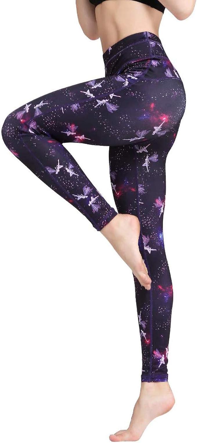 Amazon 柄パンツ レギンス タイツ スポーツ おしゃれ ヨガパンツ ハイウエスト スキニー ストレッチ フィットネスパンツ ランリング ロングパンツ 着圧 美脚レギンス ヨガウェア スポーツ トレーニング レギンス スパッツ 通販