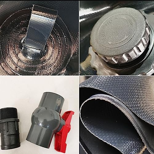 Portable 160L Water Bladder Tank - Collapsible Water Storage Container for Cars, Emergency Rainwater Collection, Drought Resistance & Fire Protection, Ideal for Agricultural Irrigation