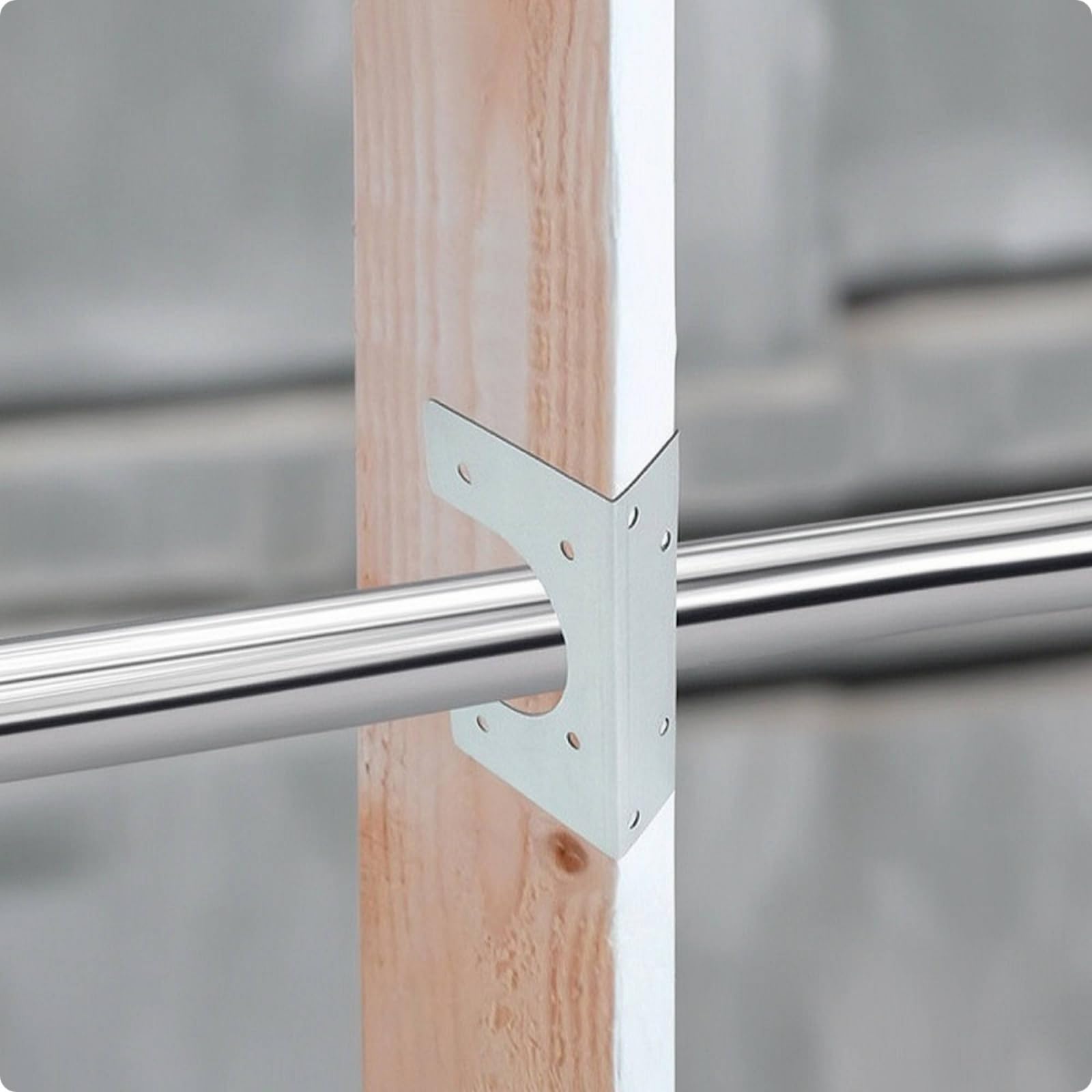 Componente para Montante de Pared Zapata Reforzada Placa de Montaje Protector Soporte Metálico con Ventana para Conducciones y Sencillo Adecuado para Estructuras Drywall Rehabilitación
